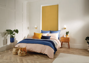 Gold Bedroom Vertical Blind