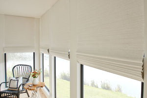 Cream color Woven Wood Shades