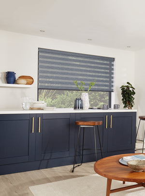 Kitchen Blue Dual Shades