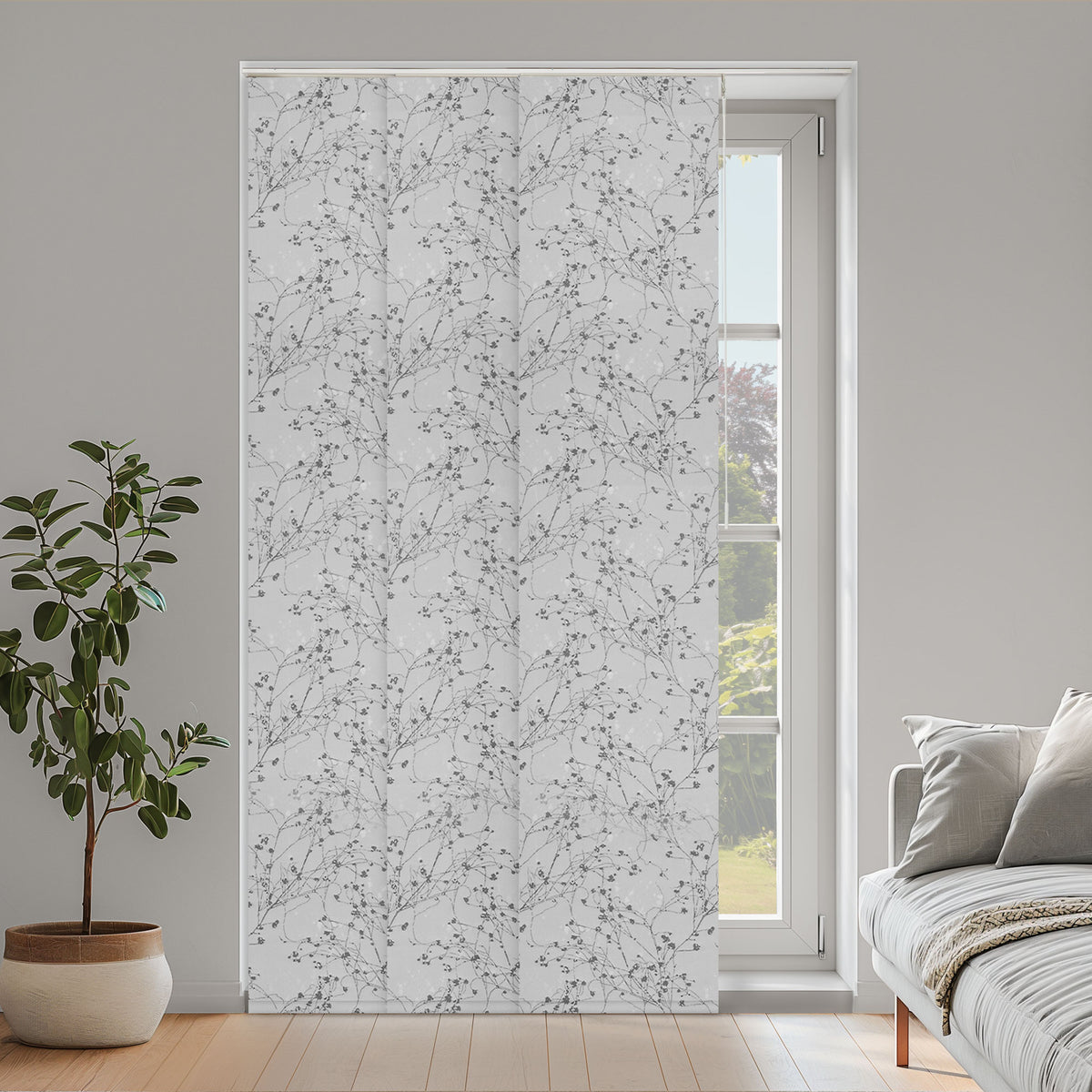 Cherry Blossom - Light Filtering Panel Track Blinds