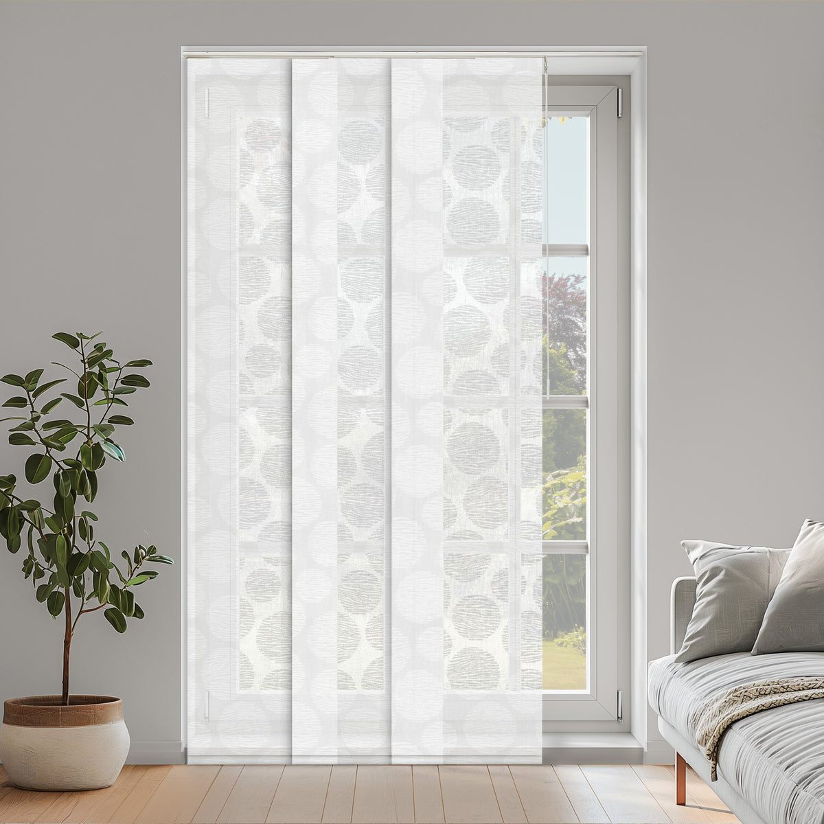 Maru - Light Filtering Panel Track Blinds