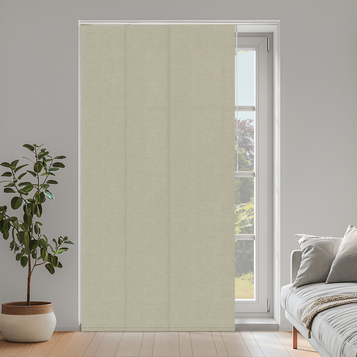 Nordic - Light Filtering Panel Track Blinds