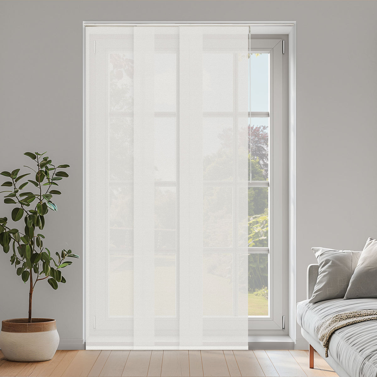 Ribble - Light Filtering Panel Track Blinds