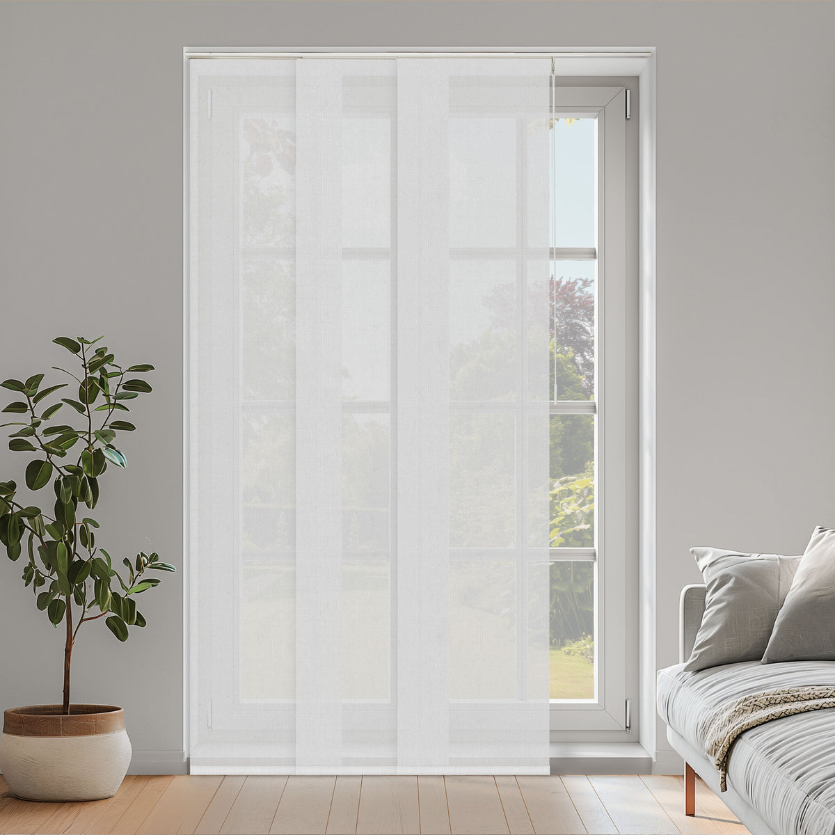 Voile - Light Filtering Panel Track Blinds