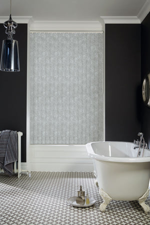 Light grey satin Vertical Blind