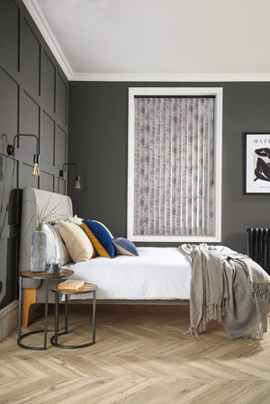 Mercury Bedroom Closed Vertical Blind