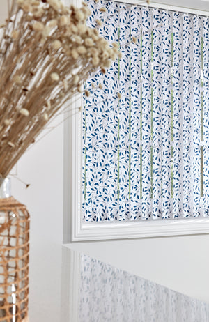 Navy Kitchen Vertical Blind