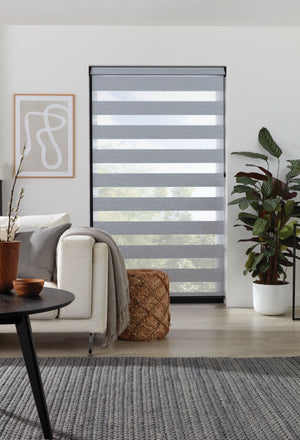 Livingroom Lusso grey Dual Shades