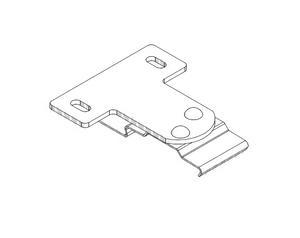 Cassette top fix extension brackets