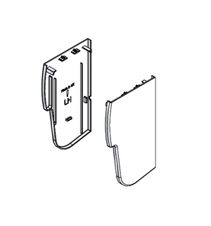 Full Fascia 40mm Double bracket cover set