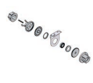 40mm Open Cassette Bracket Set