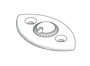 Knot plates, plastic