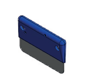 Creasing tool - metal blade