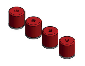 Fabric holding magnets