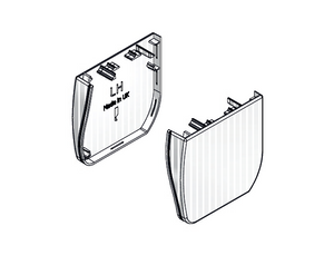 Wrapped full fascia (32/40) bracket covers