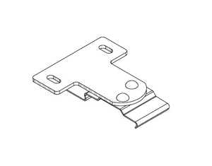 Cassette top fix extension brackets