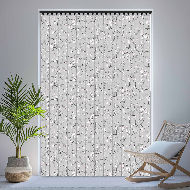 Cherry Blossom - Blackout Vertical Blinds