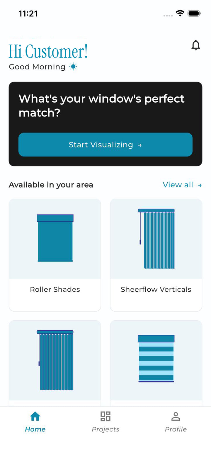 Visualizer app screenshot